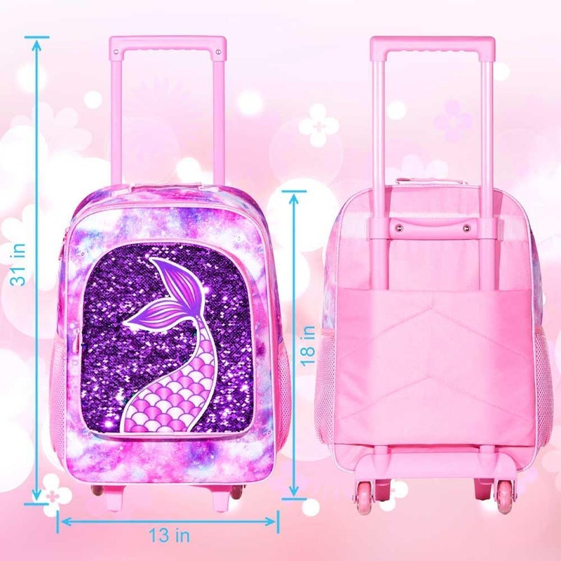 GXTVO Kids Suitcase with Wheels for Girls and Boys, Rolling Carry on Luggage for Toddler Children - Image 2